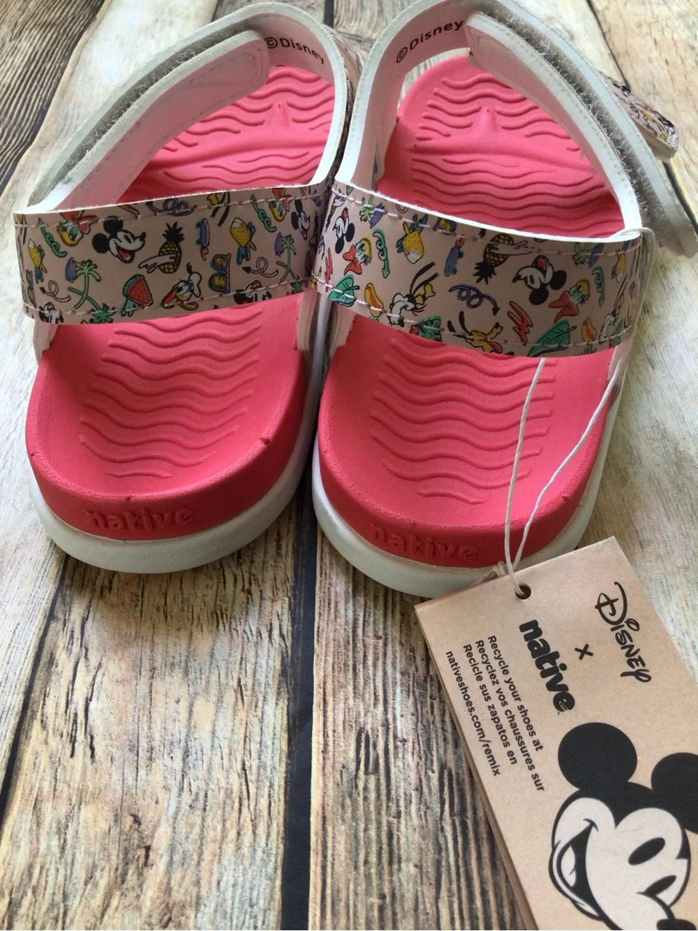 NWT Native + Disney Charley Sandals